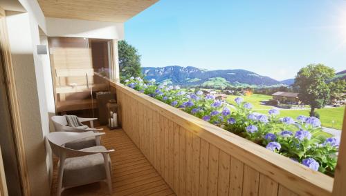 One-Bedroom Apartment with Balcony and Mountain View