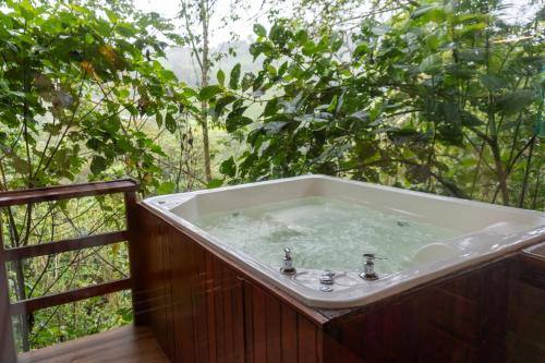 อ่างแช่น้ำร้อน, Cabaña "Los Cedros", Sumak Cabañas (Cabana "Los Cedros", Sumak Cabanas) in กายัมเบ