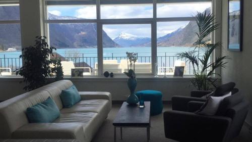 Erkély/terasz, Skjolden Hotel in Skjolden