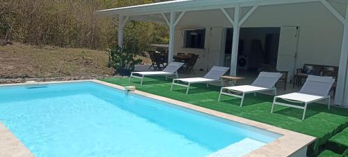 Villa Kazadan - Piscine Privée - 5 min de la plage Cap Macré - Location, gîte - Le Marin