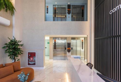 Lobby, Compact Time apto 406 Lindo Flat in Joao Pessoa City Center