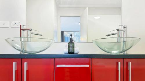 Kylpyhuone, expressotel in Napier