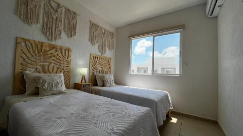 Beautiful apartment for 6 people, 3 bedrooms, 4th floor, Cancún (photo 2)