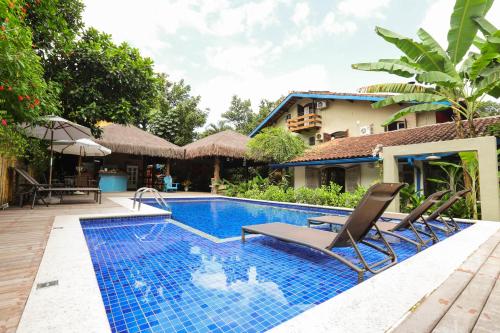 Piscine, Pousada Canto do Camburi in São Sebastião (São Paulo)