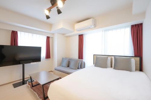 1 double bed, 1 sofa bed