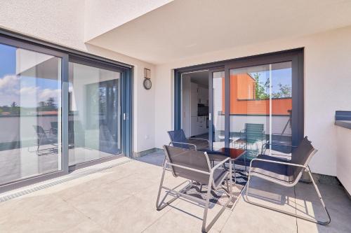 陽台/露台, ELA Apartments Mannheim in 瓦爾德夫