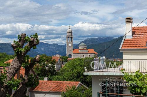 View, Apartments stone Radovici in Milovici