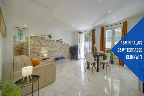 Le Jo - Centre - Terrasse - Verrière Côte d'Azur