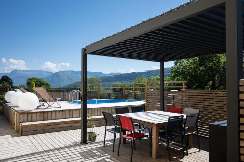 周邊環境, Appartement avec piscine & terrasse vue montagne in 塞諾德