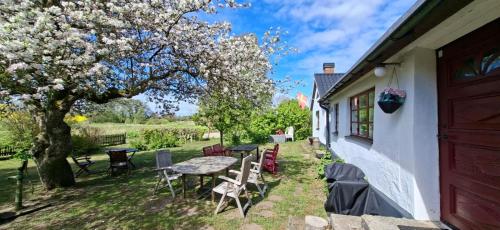 Fridfullt sommarhus mitt pa Osterlen in Garsnas