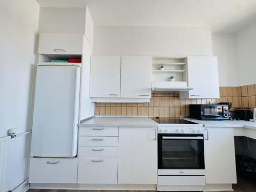 주방, aday - Lodsejervej Suite 1 in 라네르스 시티 센터