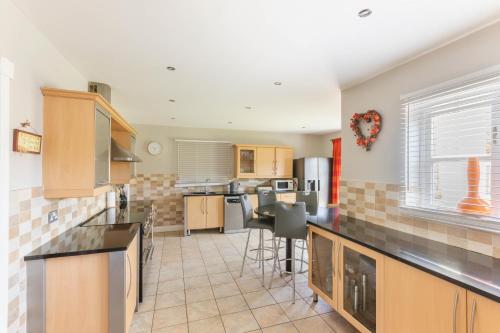 köök, Alnside Lodge near Alnmouth with hot tub in Lesbury