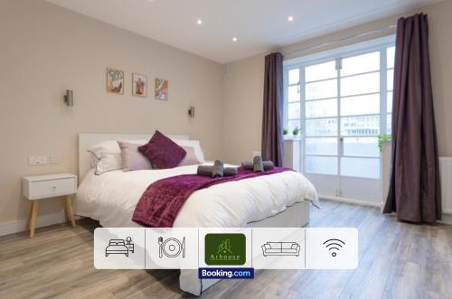 Three Bedroom Apartment By Arhouse Apartments Short Lets & Serviced Accommodation Willesden With Free Wi-Fi & Terrace, Londyn