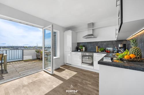 кухня, Ferienwohnung Durchblick Olpenitz in Olpenitz
