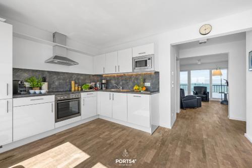 кухня, Ferienwohnung Durchblick Olpenitz in Olpenitz