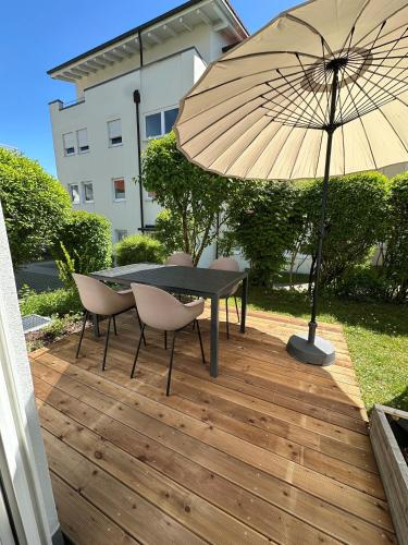 شرفة/ تراس, Stylisches 2-Raum-Apartment - in Center Parc Nähe (Stylisches 2-Raum-Apartment - in Center Parc Nahe) in Leutkirch Im Allgau