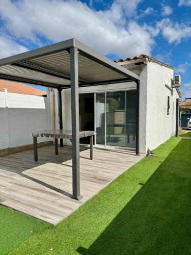 Studio Plein sud - 3 pers - Agde - Terrasse - Barbecue - Clim - Parking -Histoire de clés, Agde