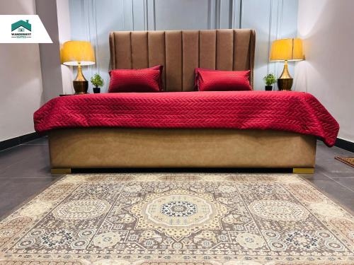 Ruby - Chic & Luxury WanderNest Suite at B3 Heights with Gym in Bahria Town Ph-8, Rawalpindi (zdjęcie 10)