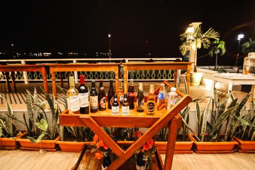 레스토랑, Hotel Peten Express in 플로레스