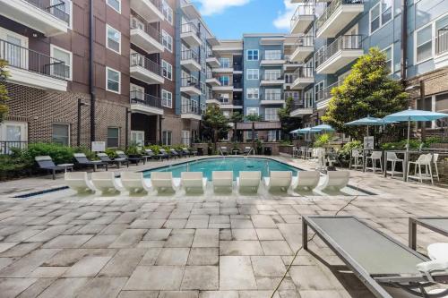 Unique 1BD - 5 Min DT, Gym, Parking, W-D - Sleeps 6 in Charlotte, USA