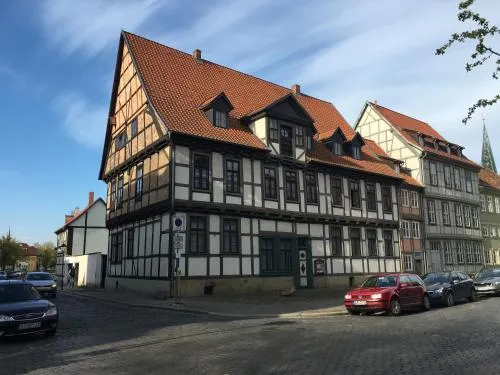 Kaufmannshaus Anno 1613 in Quedlinburg, Deutschland