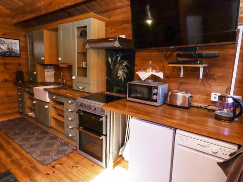 A szálláshely kívülről, Aurora Skies in Cresswell