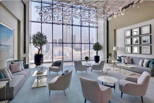 The Address Fountain Views Residence High Floor with Burj Khalifa view and access to Dubai mall, Dubái (foto 8)
