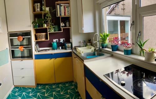 Kitchen, Mid-Century Gem Steps from the Beach in Portobello
