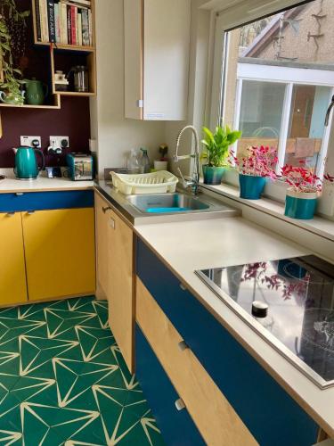 Kitchen, Mid-Century Gem Steps from the Beach in Portobello