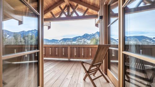 陽台/露台, Alpenchalet am Hirschbach in 倫格里斯