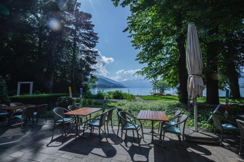 阳台/露台, 图恩湖畔酒店 (Hotel Seepark Thun) in 图恩