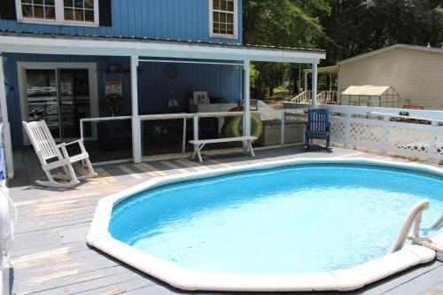 Úszómedence, Loft Style Home with Pool ATV Trails in Macclenny (Florida)