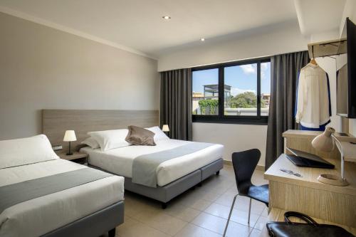 2 twin beds