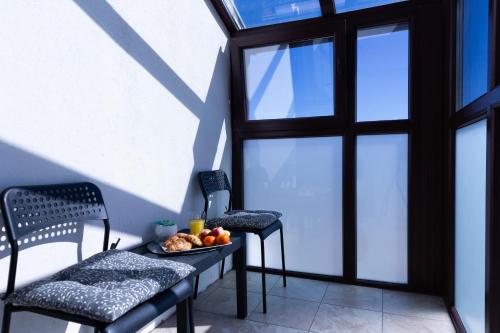 Terraza/balcón, La Piazza Hotel in Shumen