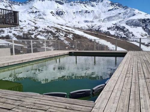 Confortable appart' 2 chambres au pied des pistes - FR-1-807-118 in Montgellafrey