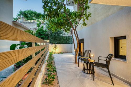 A szálláshely kívülről, Virginia Haven near Híosz-szigeti nemzeti repülőtér