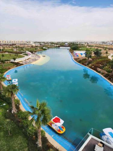 Water park, Damac Hills 2 - Villa Victoria 3BR Townhouse Pool Front & Waterpark in Damac Hills 2