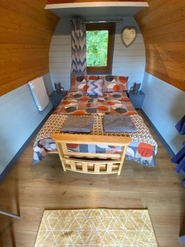 Smart glamping site in longtown, with veiws of the Black Mountains in Lanveino