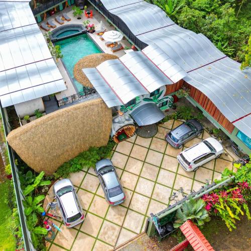 Exterior view, Saranda Boutique Hotel in Puerto Viejo de Talamanca