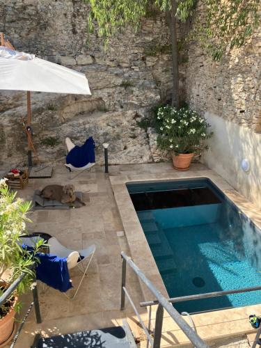 Úszómedence, Maison de village en Provence Luberon in Saint-Saturnin-les-Apt