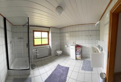 Bathroom, Ferienwohnung Schafer in Rinchnach