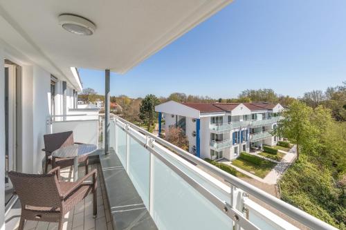 מרפסת, Sturmmöwe - Ferienwohnung direkt an der Ostsee gelegen (Sturmmowe - Ferienwohnung direkt an der Ostsee gelegen) in זינגסט