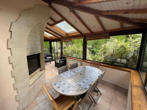 Kilátás, Gîte La Rochetine (Gite La Rochetine) in Noisy-sur-Ecole