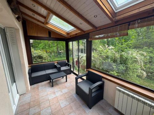 Kilátás, Gîte La Rochetine (Gite La Rochetine) in Noisy-sur-Ecole