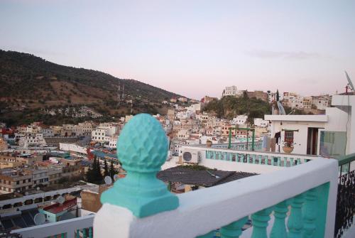 Terraza/balcón, La Colombe Blanche in Moulay Idriss