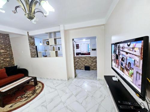 salon détente/TV commun, Mezghitane Apartment - Jijel in Jijel