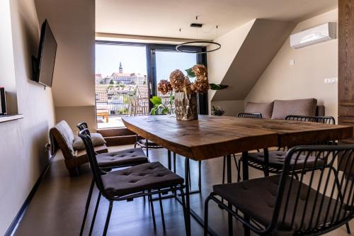 Rodinný apartmán s výhledem na zámek