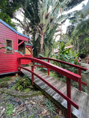 Kilátás, Le MORNE Aux F0US Cabanes & Jardin Tropical in Deshaies