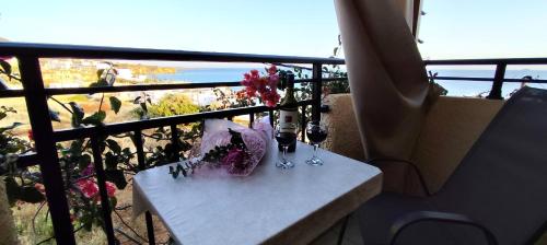 View, Niki Apartments in Makris Gialos