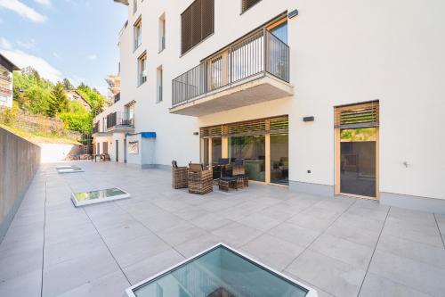 Balkon/Terrasse, Apartmán Král Šumavy (Apartman Kral Sumavy) in Zelezna Ruda